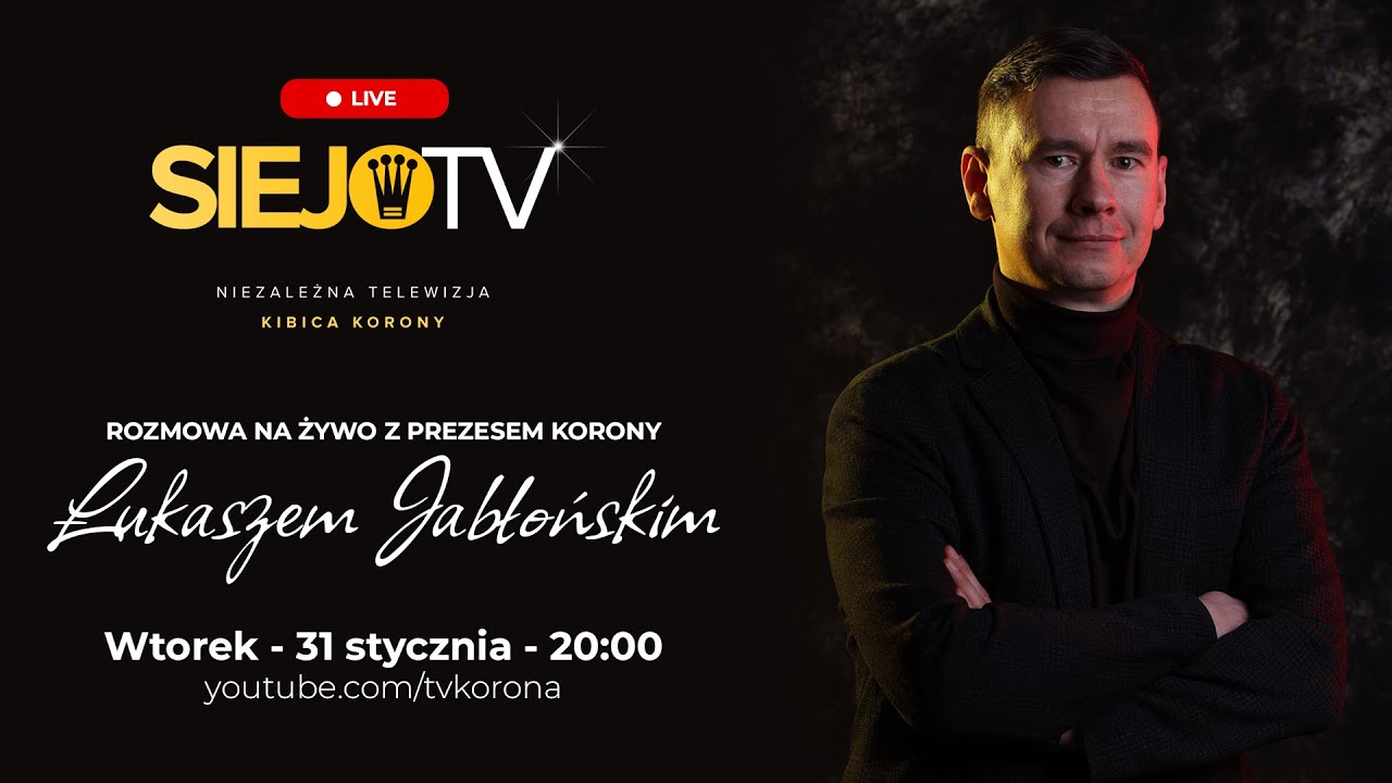 LIVE | Rozmowa z prezesem Korony - Łukaszem Jabłońskim