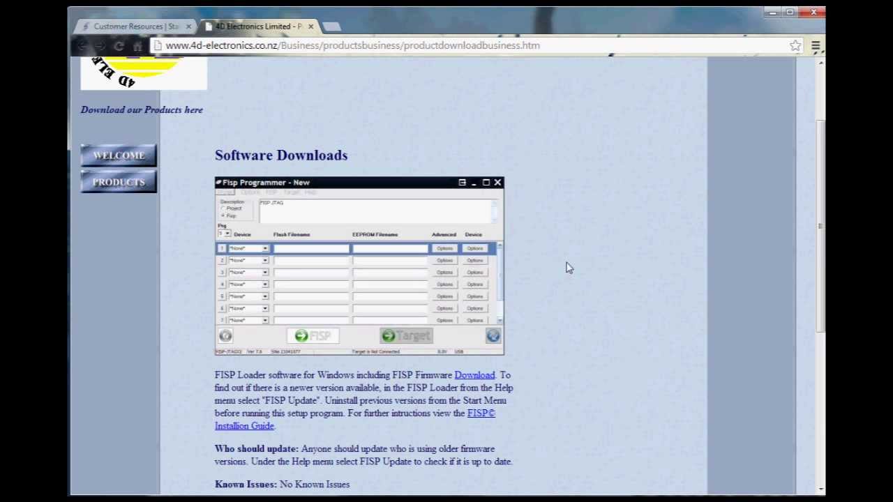 Installing FISP Program to a PC