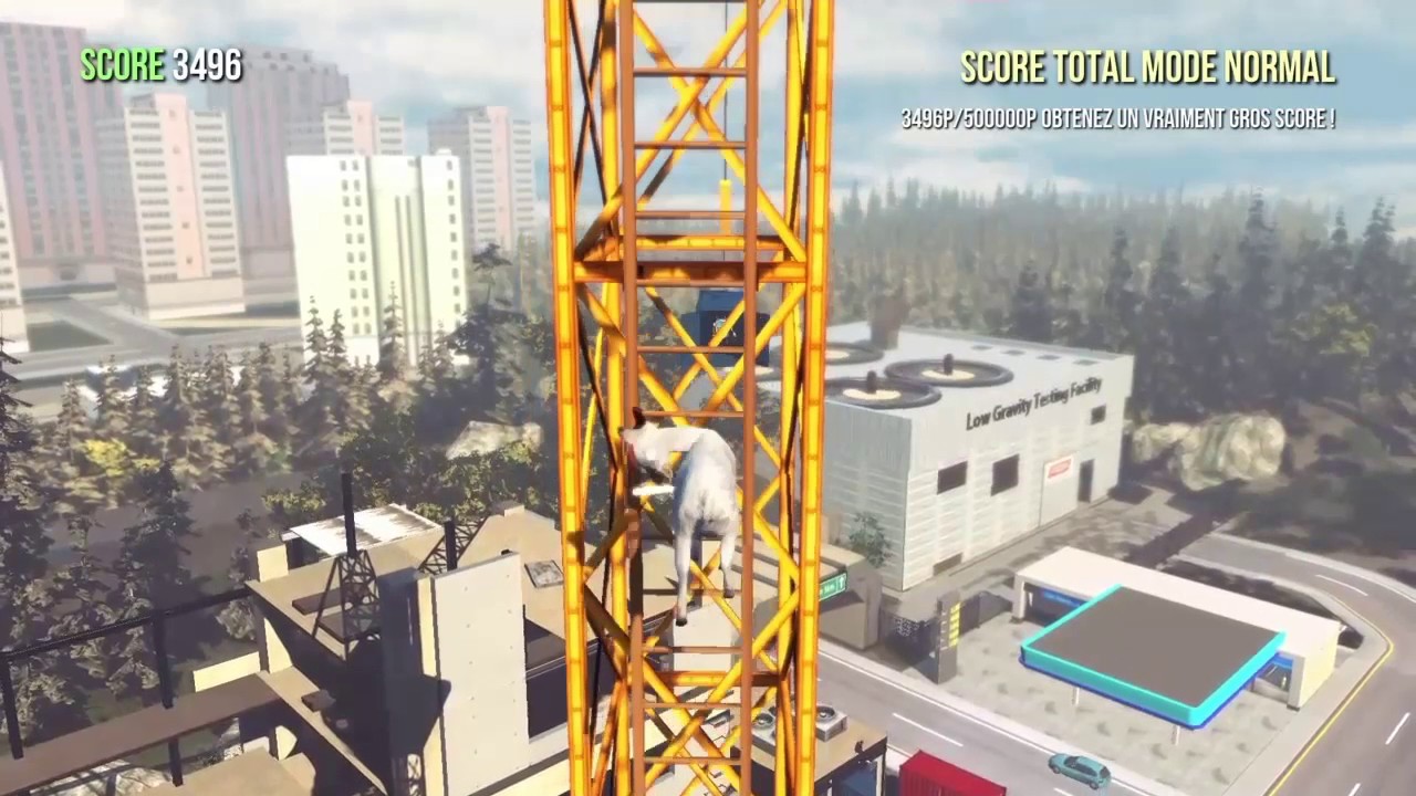 Goat simulator trophée: Vous essayez d'amener sanctum 3?