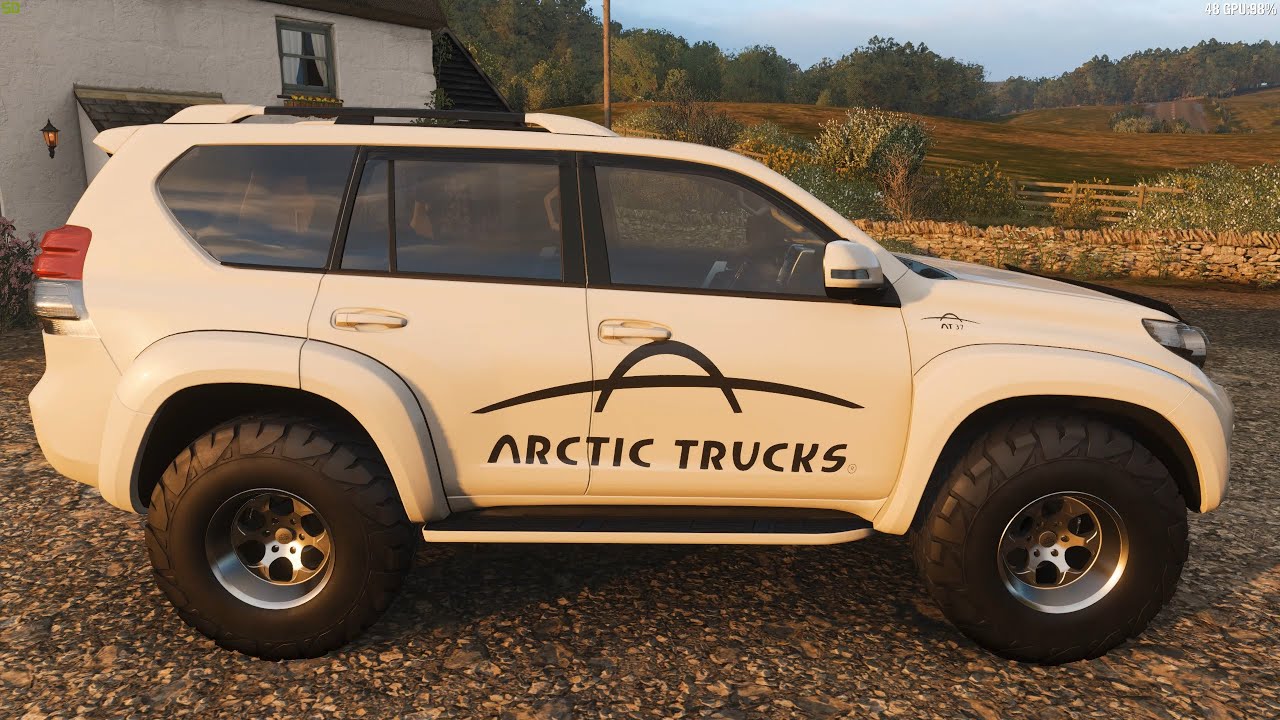Forza Horizon 4 - 2016 Toyota Land Cruiser Arctic Trucks AT37 - Car Show Speed Jump Crash Test .