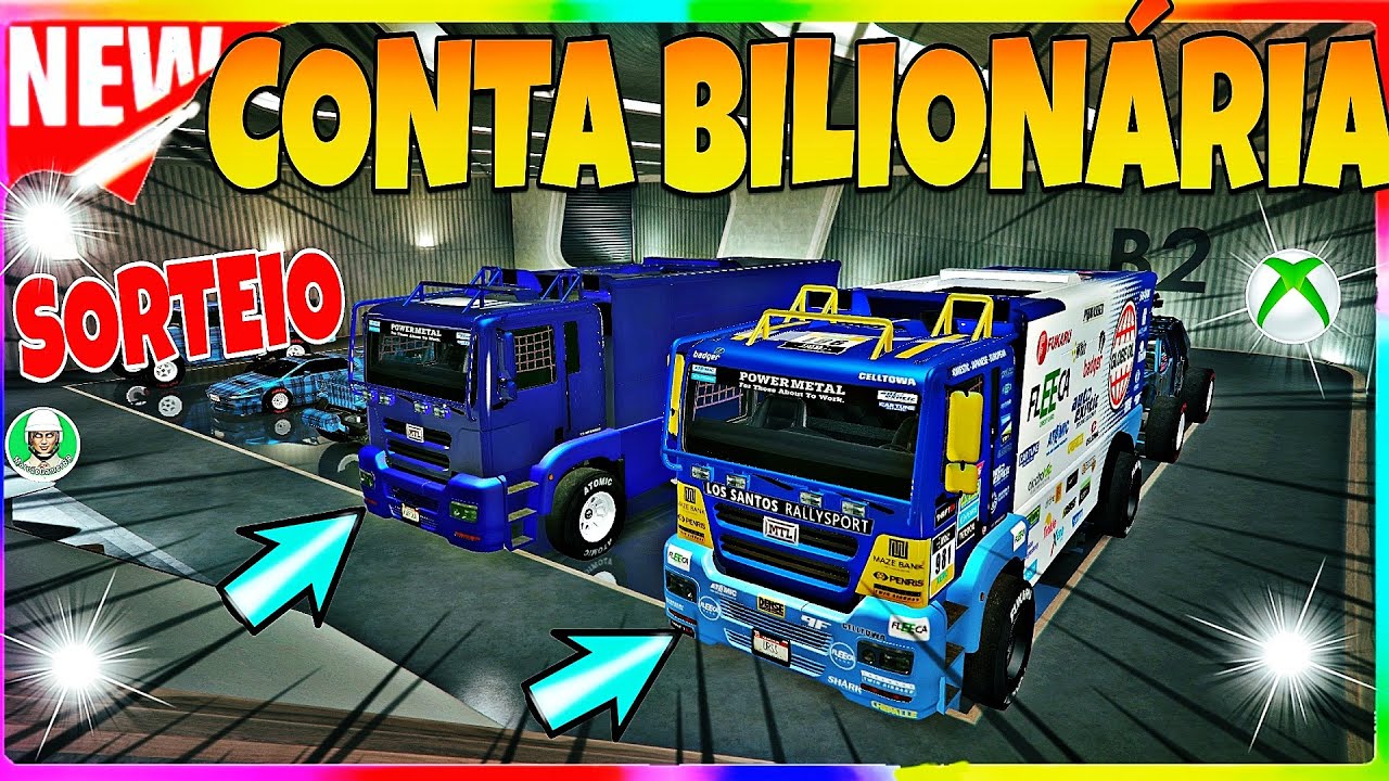 💥NEW💥SORTEIO DA CONTA😂 BILIONÁRIA😱PARTICIPE AGORA MESMO GTA ONLINE💯 XBOX ONE🟢🔵
