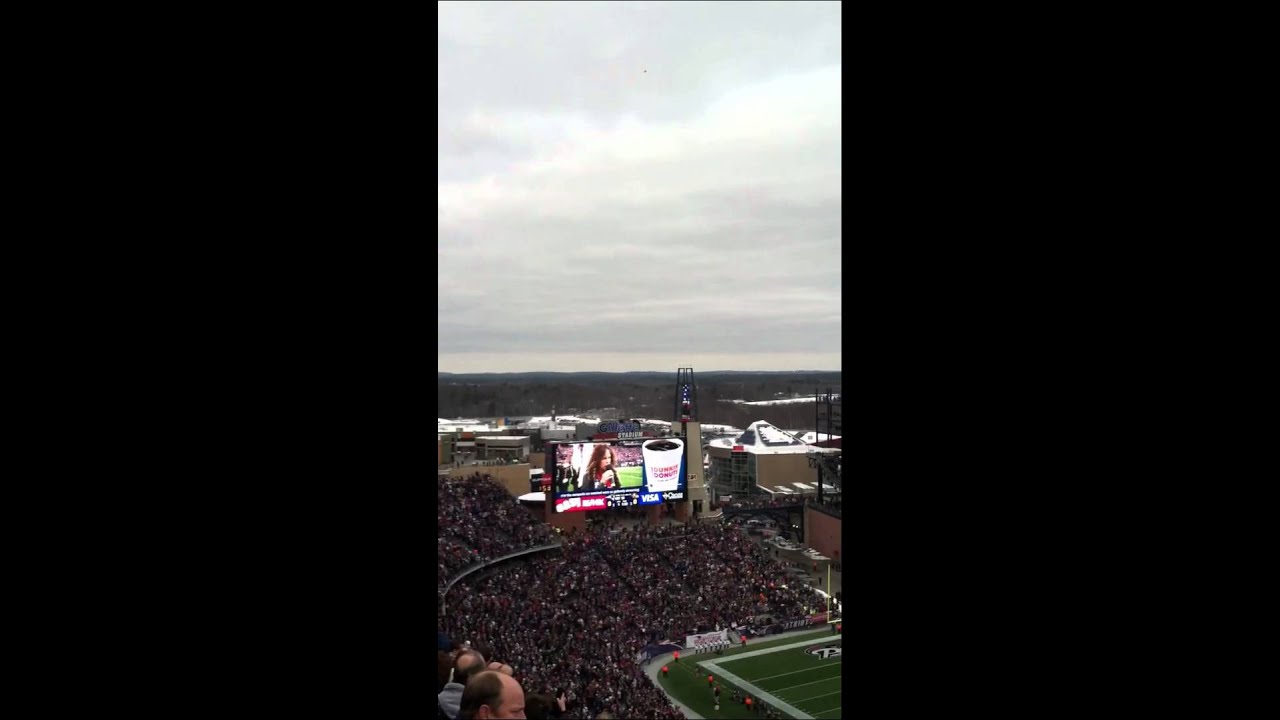 Patriots afc championship c-5 galaxy flyover