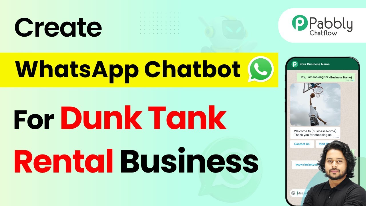 How to Create a WhatsApp Chatbot for Your Dunk Tank Rental Business