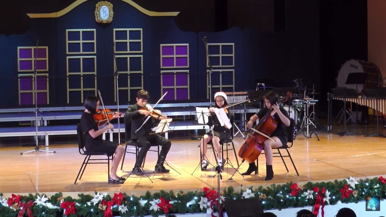 The Four Musikteers, Ami 8CR, Zayaan 8RD, Lily 8LF, Joy 7DF perform Dvorak's Slavonic Dance