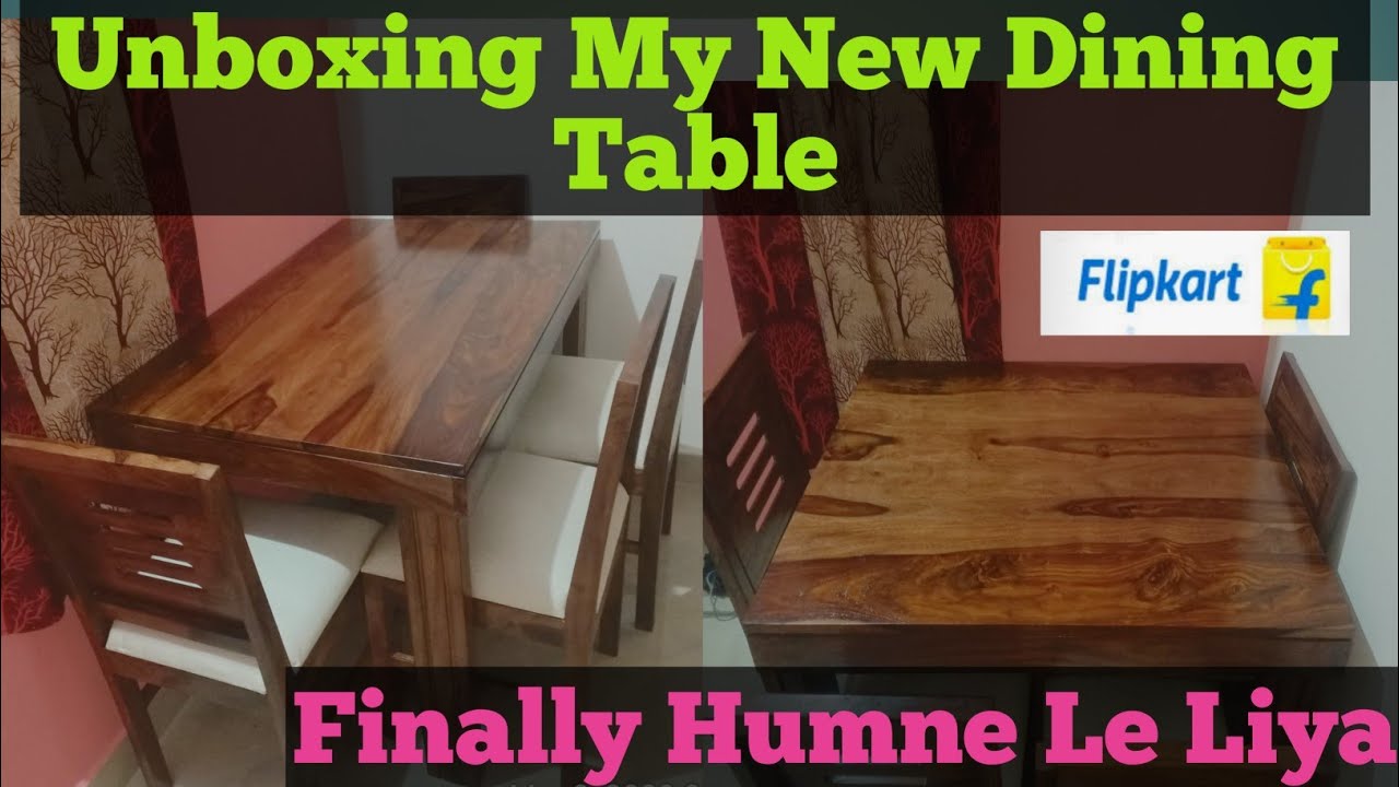 Unboxing My New Dining Table From Flipkart 😍☺️ Finally Le liya// We are Very Very Happy 😊