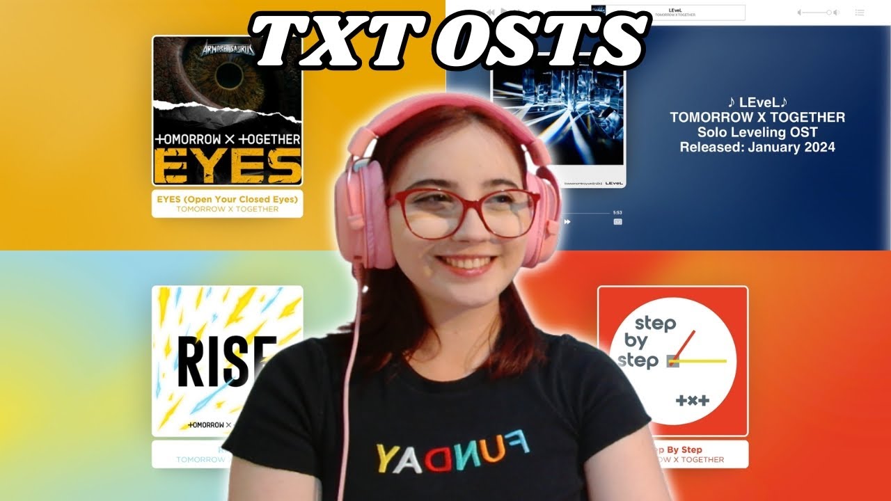 TXT OSTs | 'EYES' + 'LEveL' + 'Rise' + 'When The Day Comes' + 'Step by Step' | Reaction