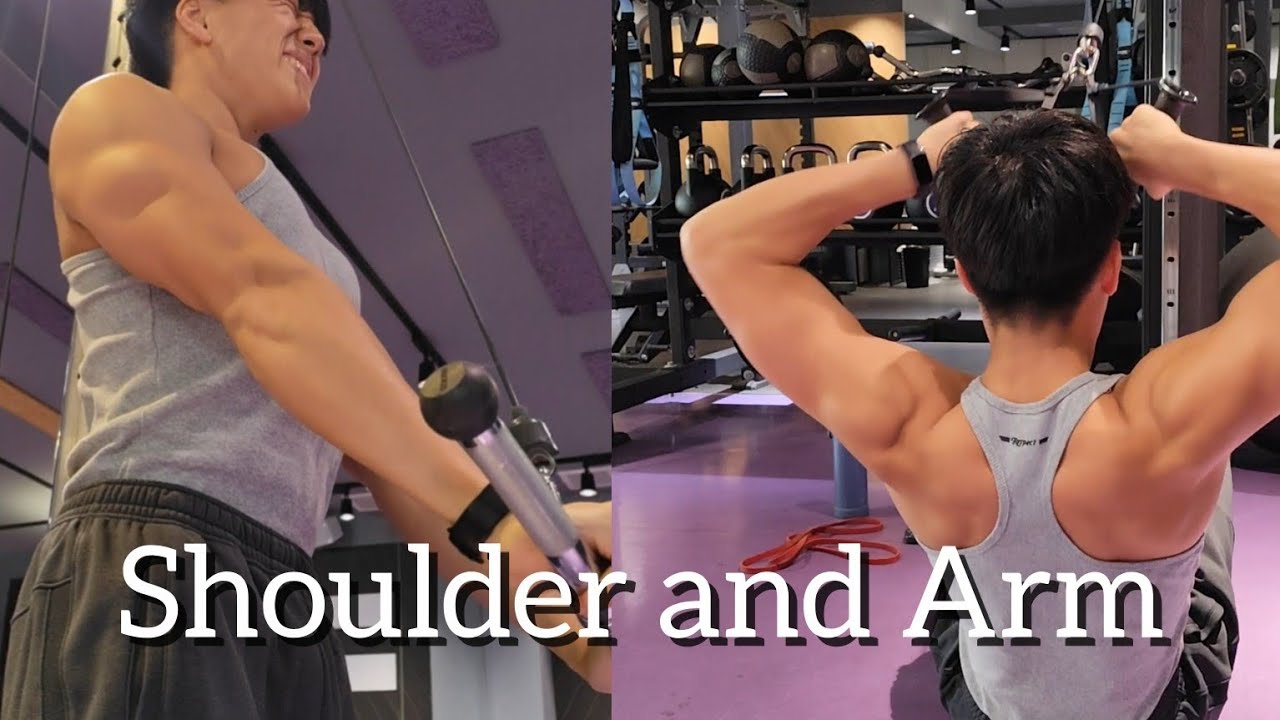 冬減量49【肩腕トレ】8weeks out！