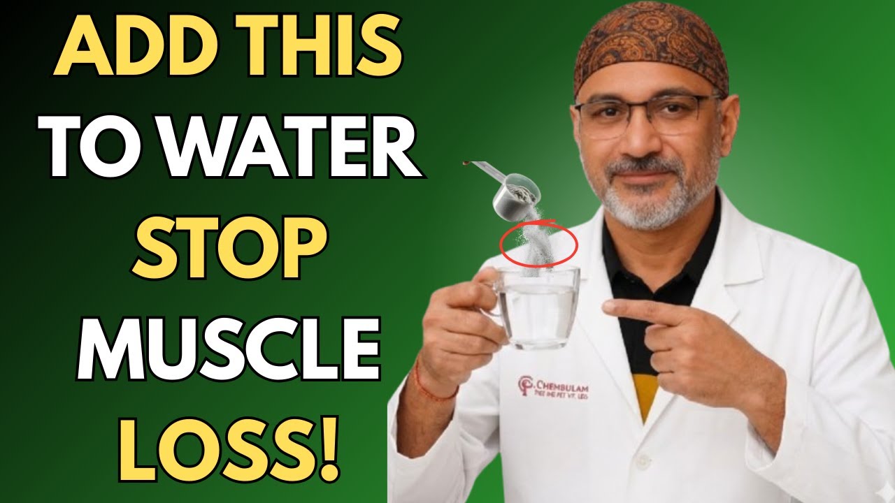 Seniors, You're Drinking Water Wrong! (Dehydration-Muscle Loss) | Dr. shi heng yi .