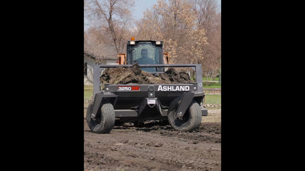 Ashland Skid Steer Scraper Landscaping Project