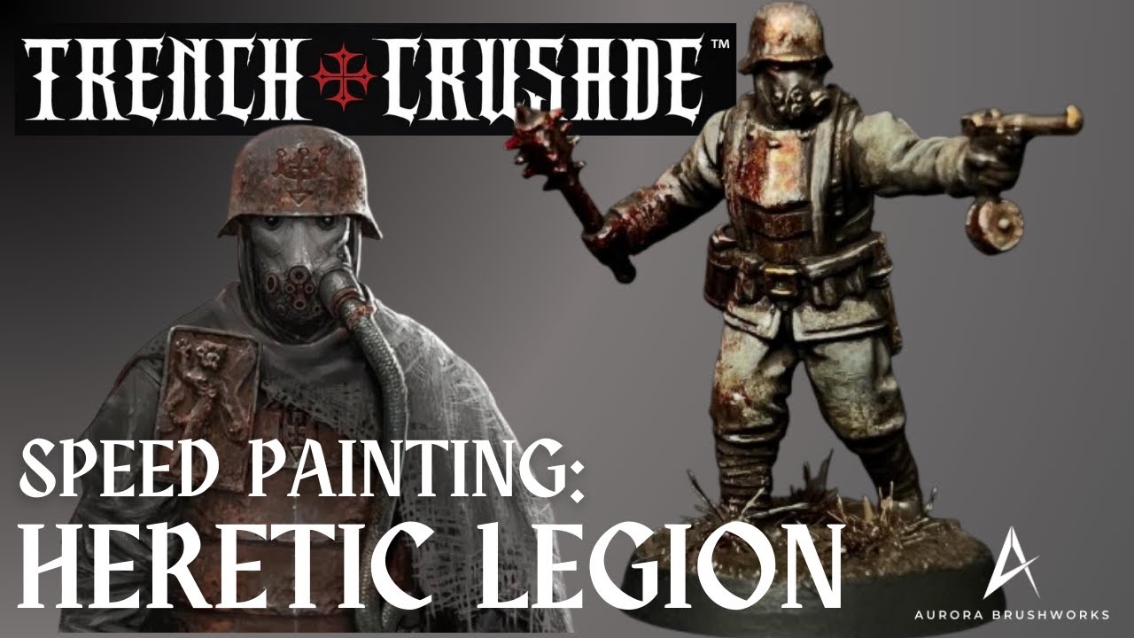 Quick & Easy Trench Crusade | Heretic Legion | Grimdark Speed Painting | No Airbrush