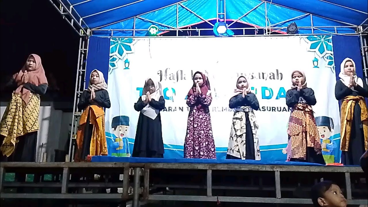 Kreasi seni santri Wati ank TPQ AL WARDAH PAJARAN TIMUR 
