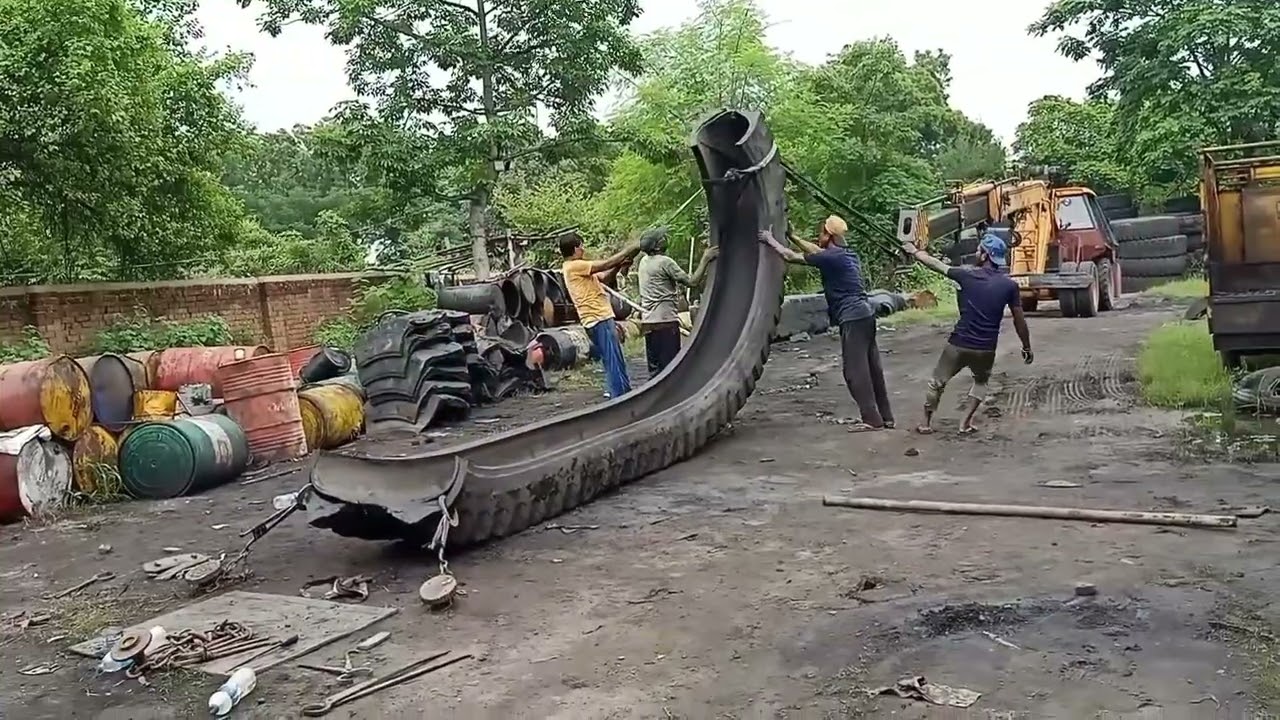 How Millions Waste Plastic Bottles Recycling into Large PVC Pipe   Assamble Process