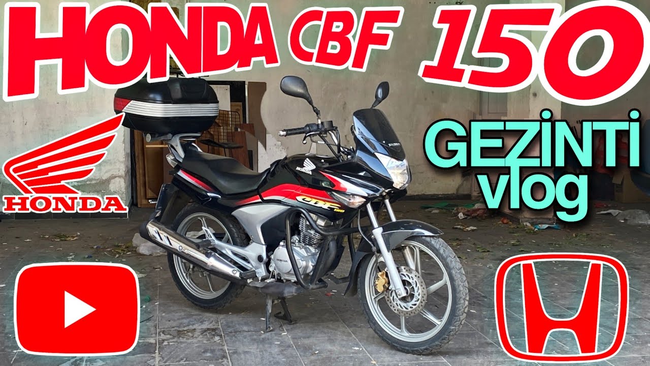 HONDA CBF 150 İLE BİR G&Uuml;N VLOG #berkcakmak #honda #cbf150 #motovlog