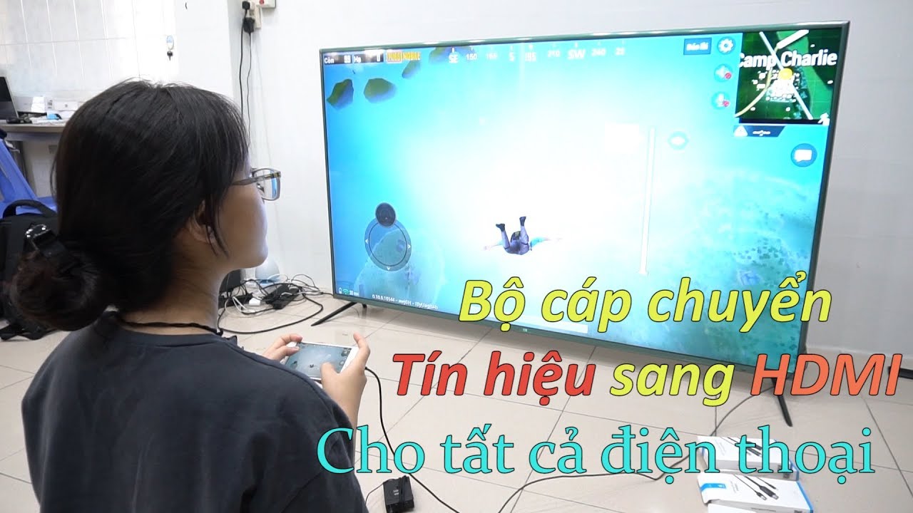 Bộ cáp chuyển tín hiệu sang HDMI cho tất cả điện thoại Android, iPhone