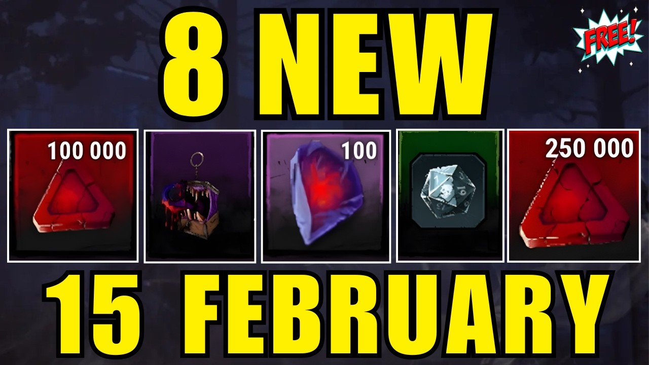 DBD Codes February 2026, Dead by Daylight Free Bloodpoints Redeem Code Free Skins Charms