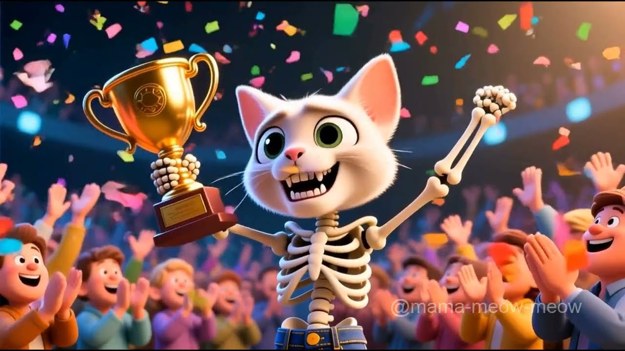 They Laugh Weak but Skinny Cat Rises as Slap Champion #aiart #cutecat #mamacat #aiartist #skinny