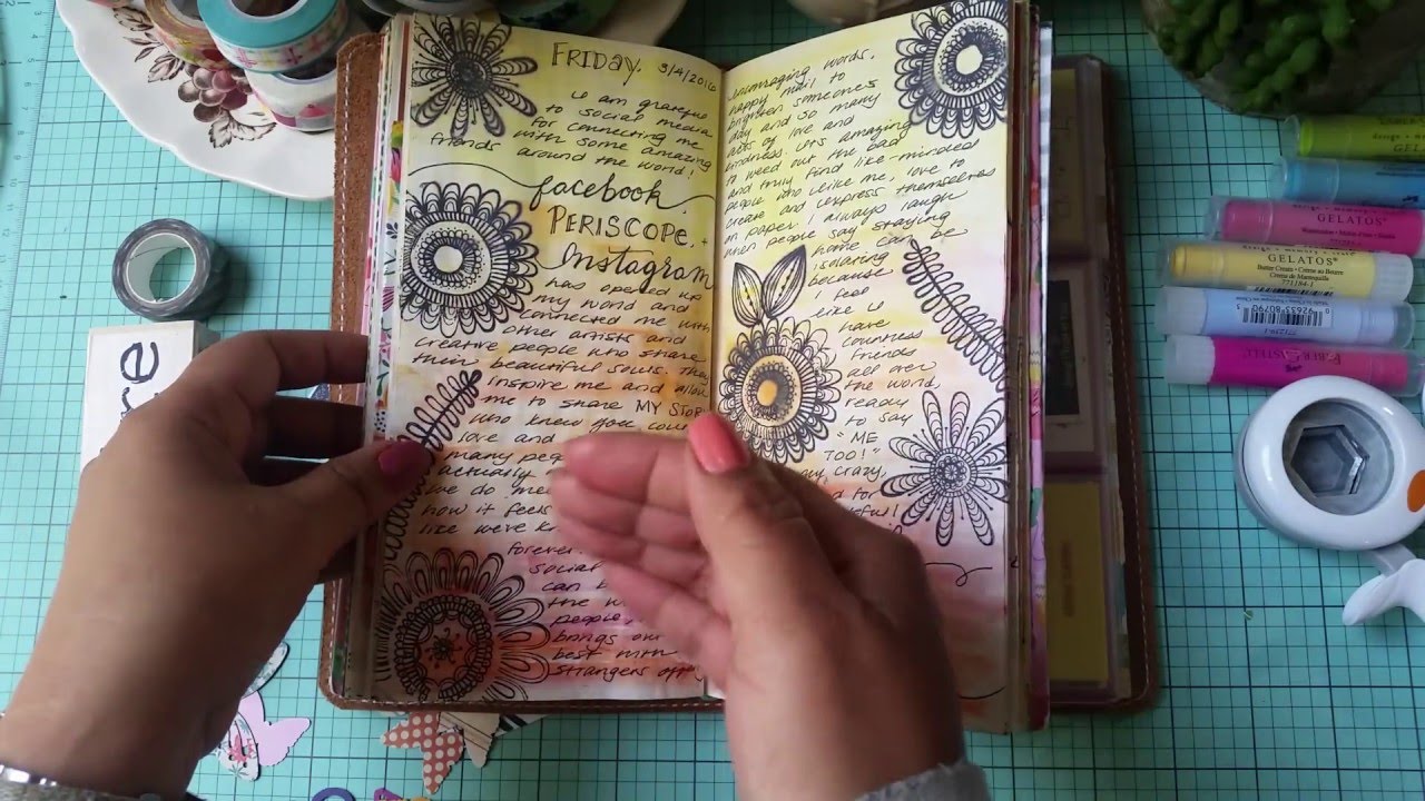 Travelers Notebook finished insert and how to plan and journal creatively!