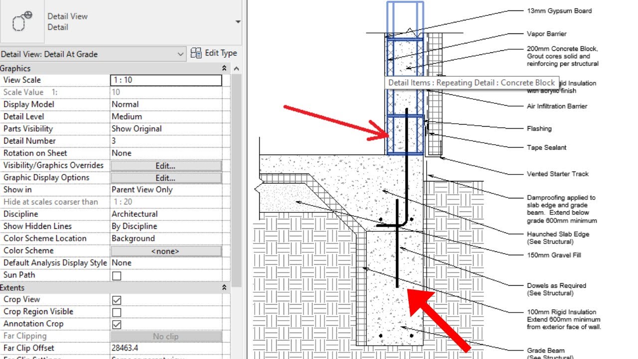 Drafting Details in Revit Architecture | How to make Details in Revit