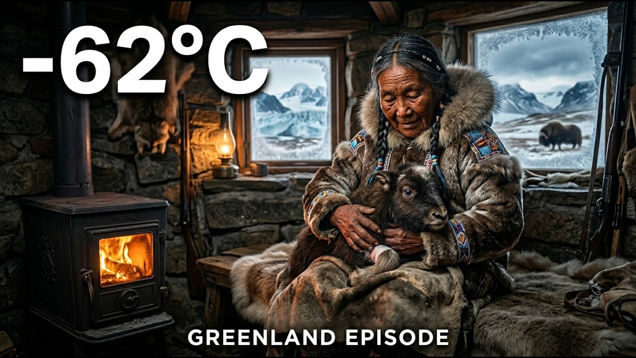Alone in Greenland at -62°C, She Opened Her Door and Found This…