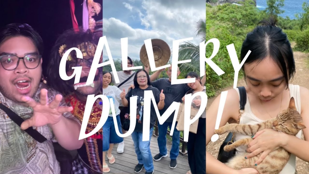 emptying out my gallery | bali vacation with family! 🇲🇨😄❤️ *2025
