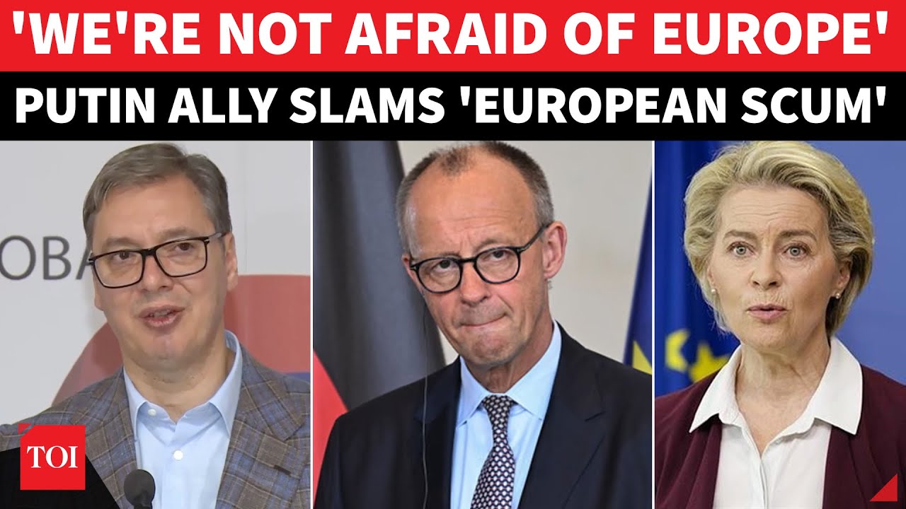 'Listen Ursula... The European Scum': Europe Leader's Speech QUAKES Brussels Amid Huge Revolt
