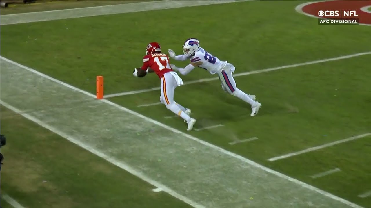 Mecole Hardman Flips on the Nitrus to Run Pass the Bills Defense