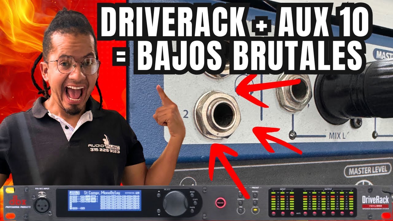 Cómo Manejar Tus BAJOS por un AUXILIAR con DRIVERACK y SOUNDCRAFT Ui24R