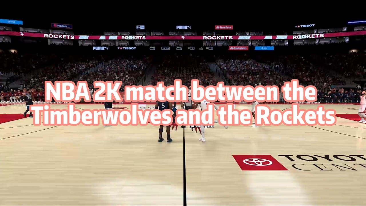 Timberwolves vs Rockets – Anthony Edwards Meets KD in Houston#nba #nba2k26 #nbagames #nbabasketball