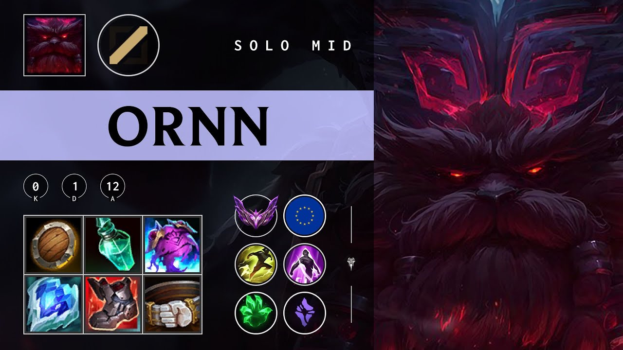 Ornn Mid vs Kassadin - EUW Master Patch 25.24