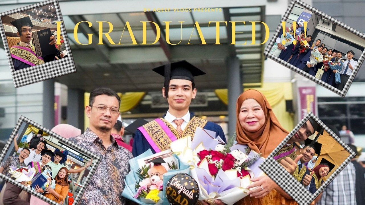 I OFFICIALLY GRADUATED!!! | By Aqeef Vlogs - Convo Vlog Ep 2