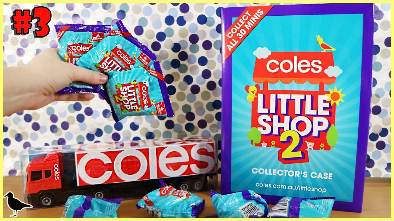 Coles Little Shop 2 Mini Collectables Opening #3 + Coles Toy Truck | Birdew Reviews