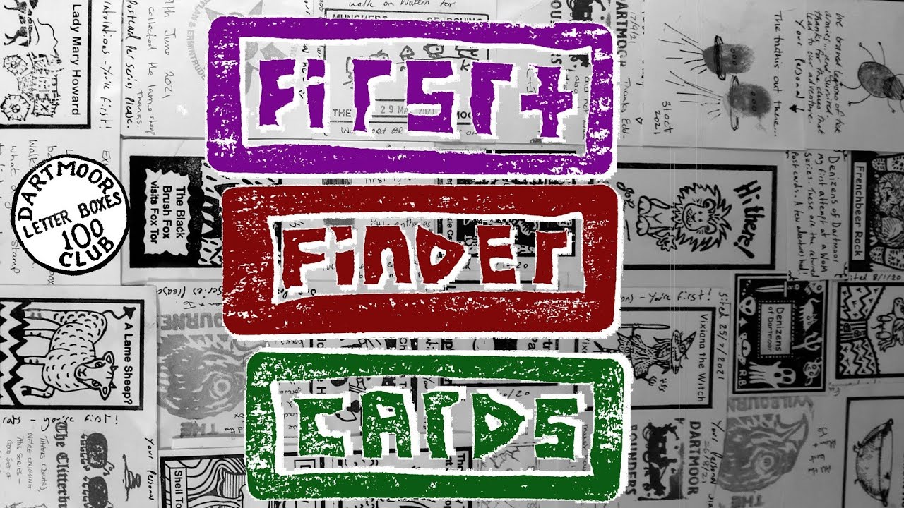 Dartmoor Letterboxing: First Finder Cards