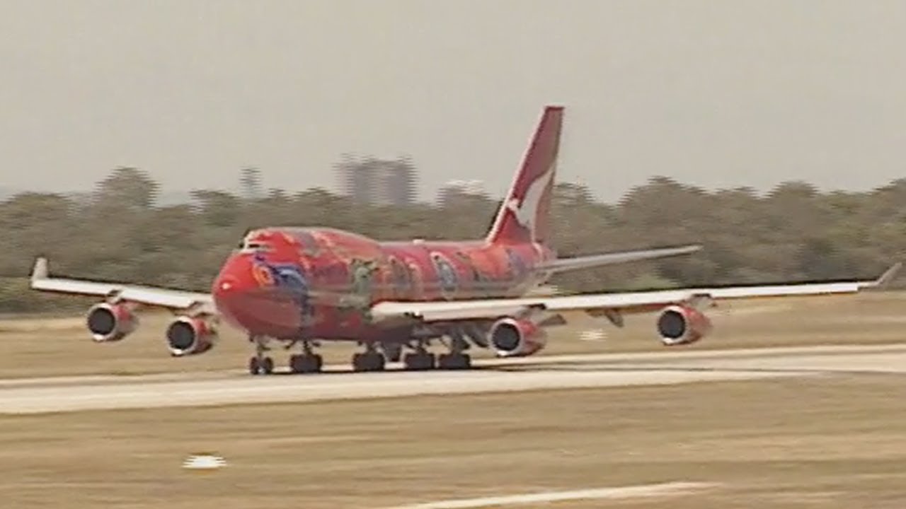 Boeing 747 Action At Perth - Part 1