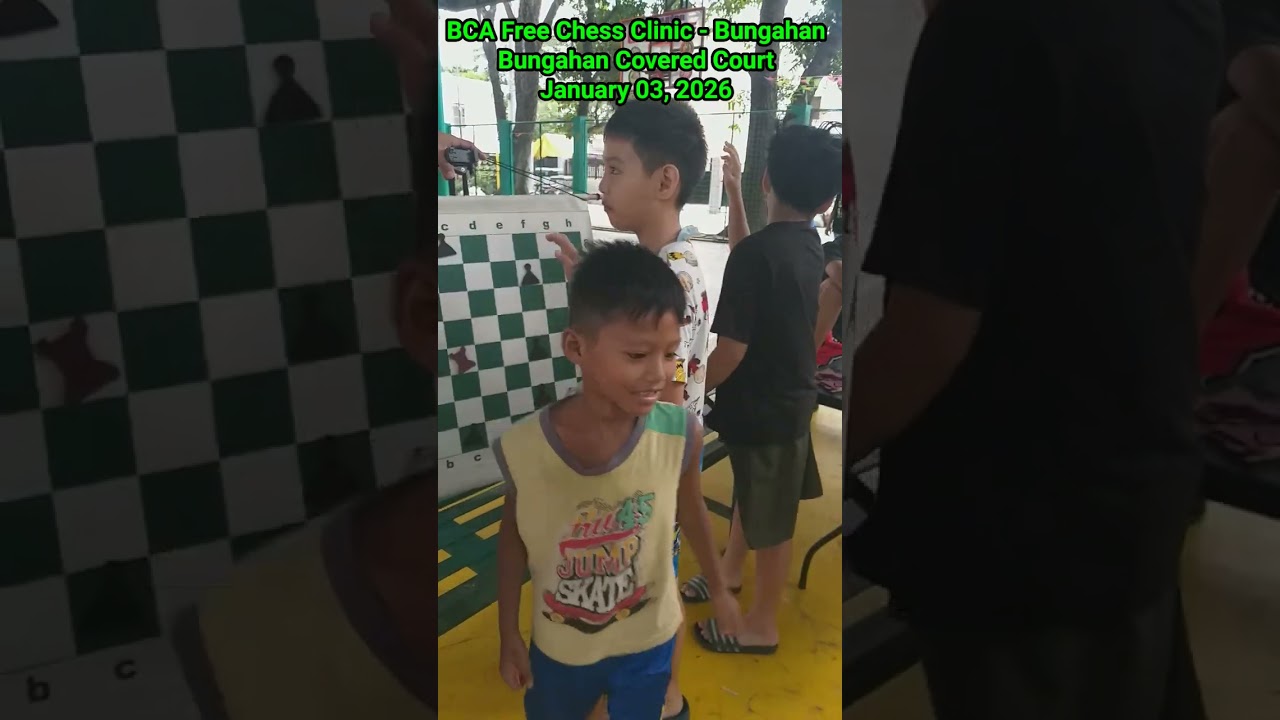 Binan Chess Association Free Chess Clinic @ Bungahan, Bungahan Covered Court on January 03, 2026