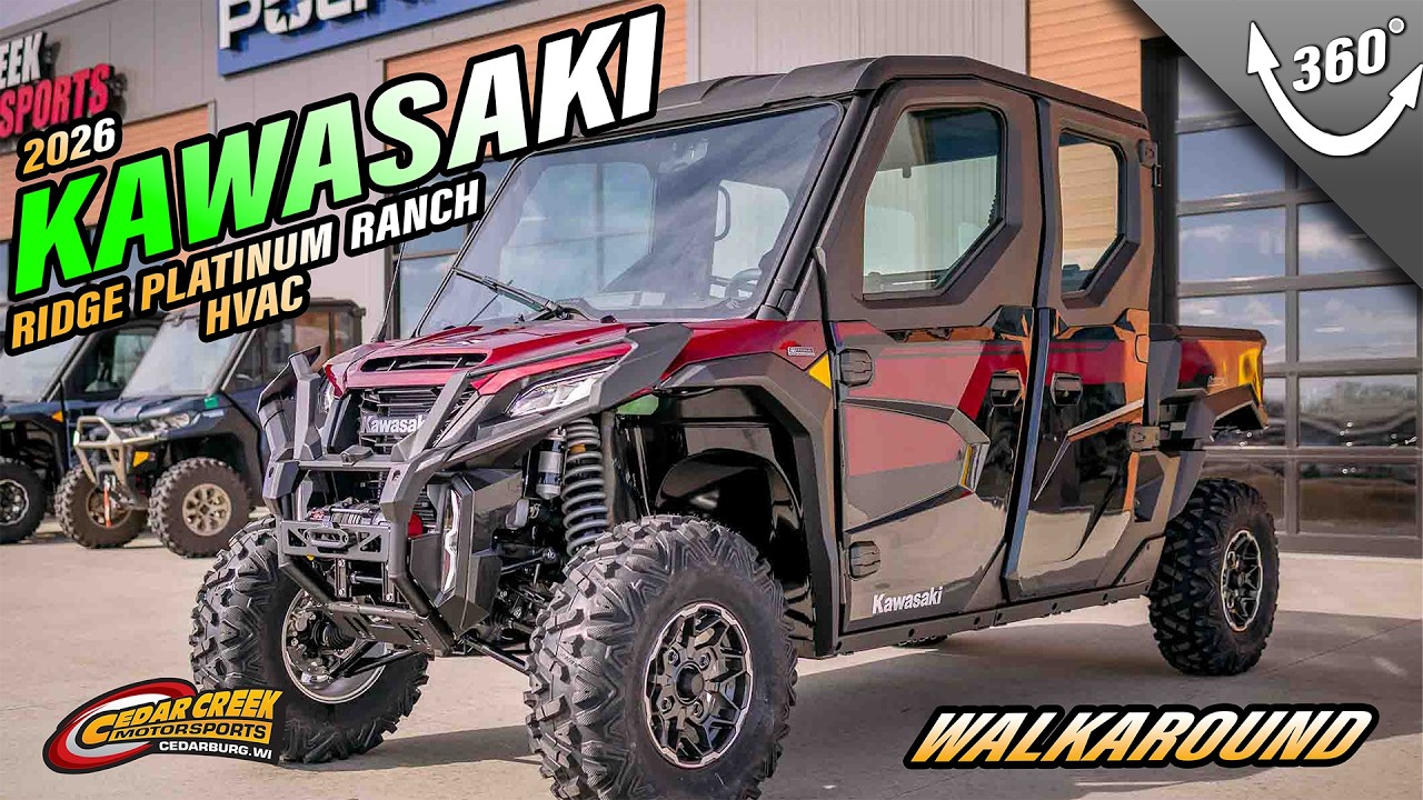 Walkaround | 2026 Kawasaki Ridge® Crew Platinum Ranch Edition Hvac