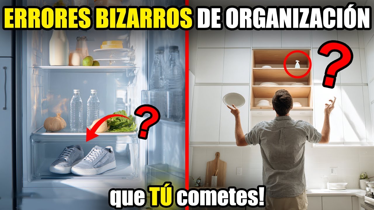 Los PEORES ERRORES de Organización del Hogar que TÚ COMETES! (y cómo solucionarlos)