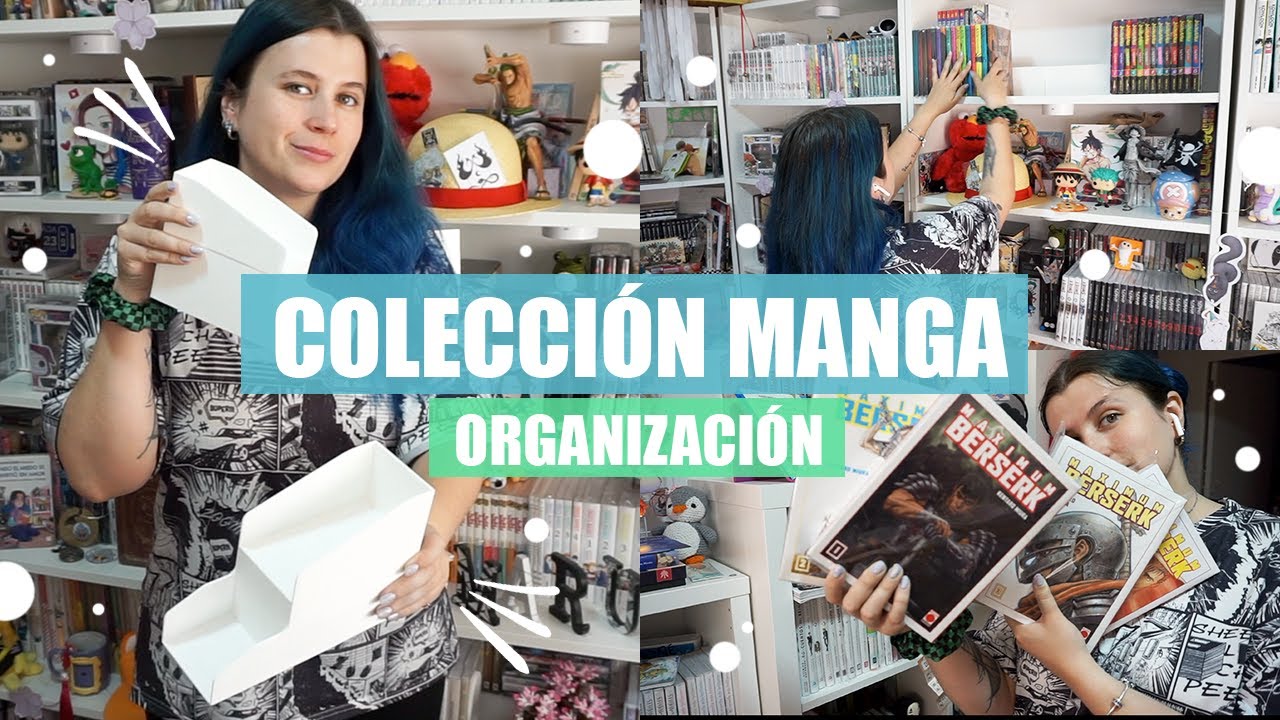 ORGANIZANDO MI COLECCIÓN DE MANGA 📚 Aprovechando el espacio, nuevos soportes y tips