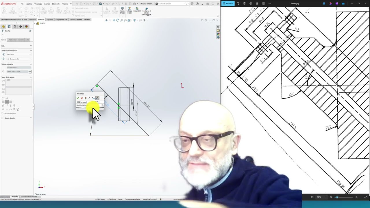 ⚡🌈👑 #solidworks #mega #portasensore #parte01