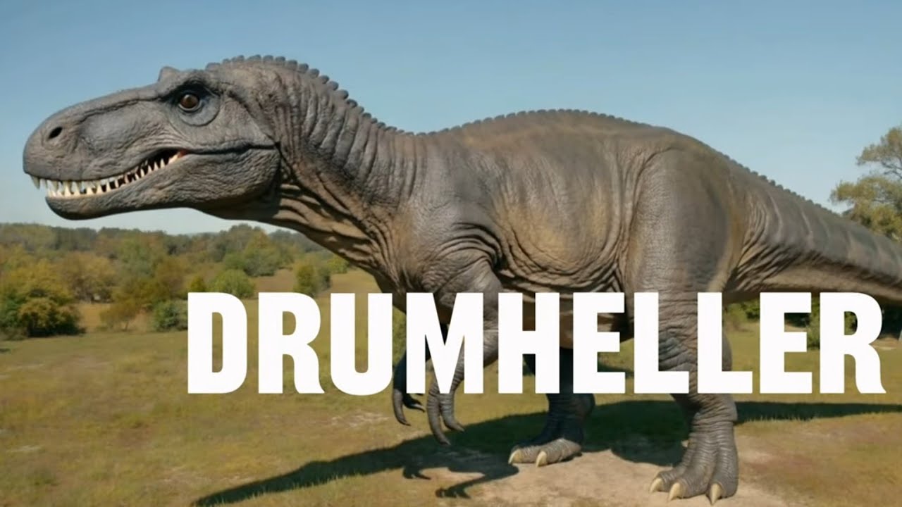 Discover Drumheller: Hoodoos, Mines, Dinosaurs in Alberta’s Badlands! 4K Drone Footage #canada AB CA