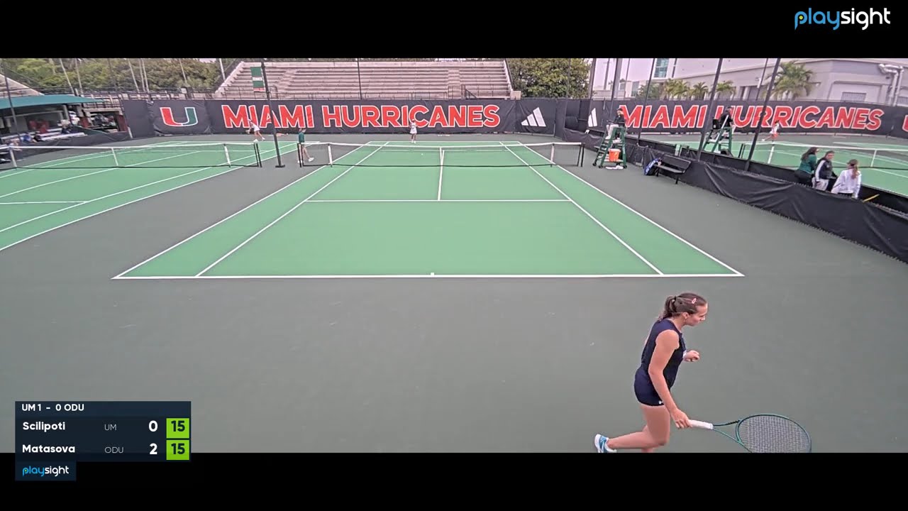 Women's singles 3  - ODU v MIAMI -  18 03 26  (Incomplete)