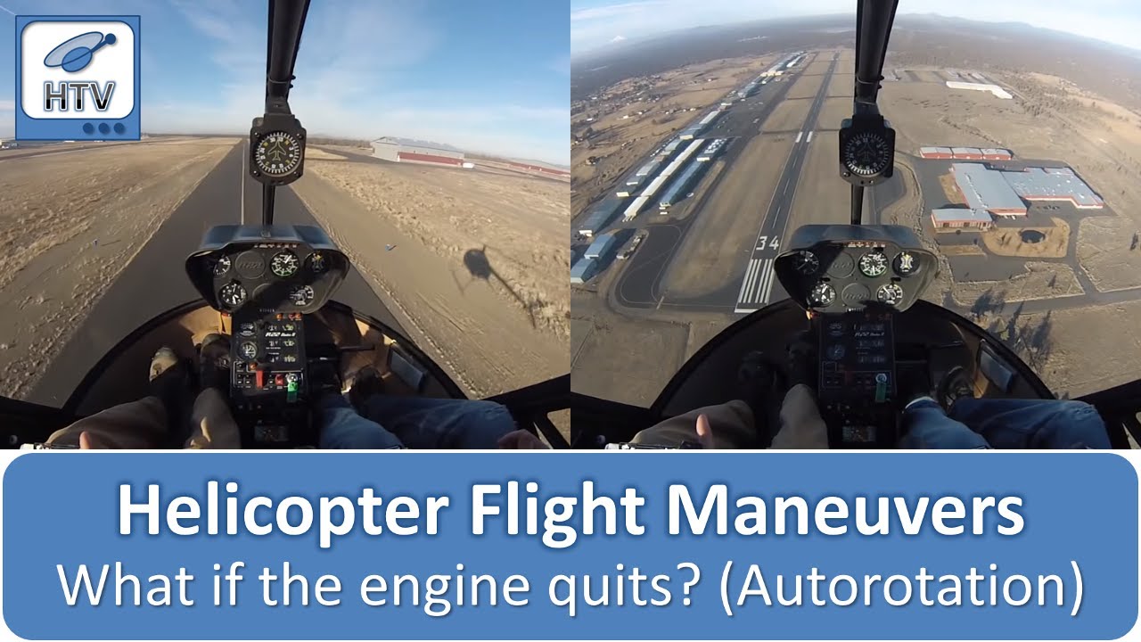 Autorotation - What if a Helicopter Engine Quits? Enter the Helicopter Autorotation