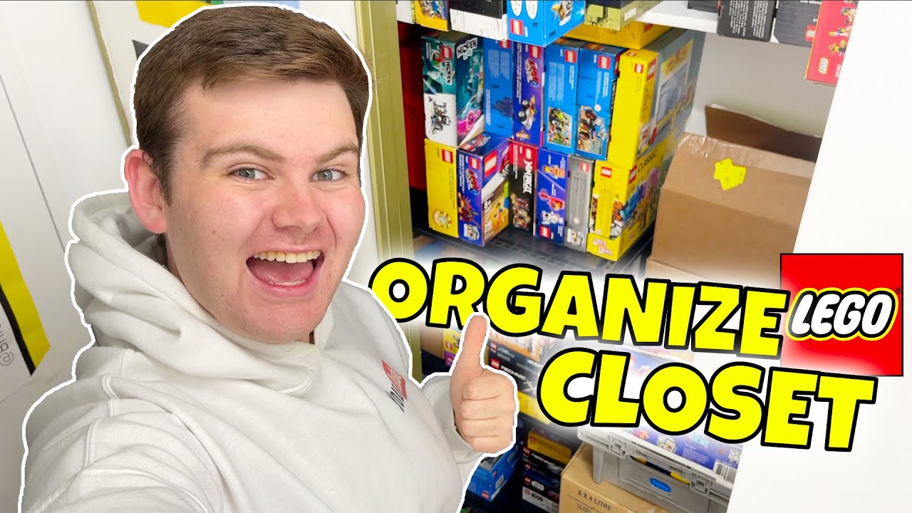 Organizing My LEGO Sets | LEGO Closet Tour & Sorting