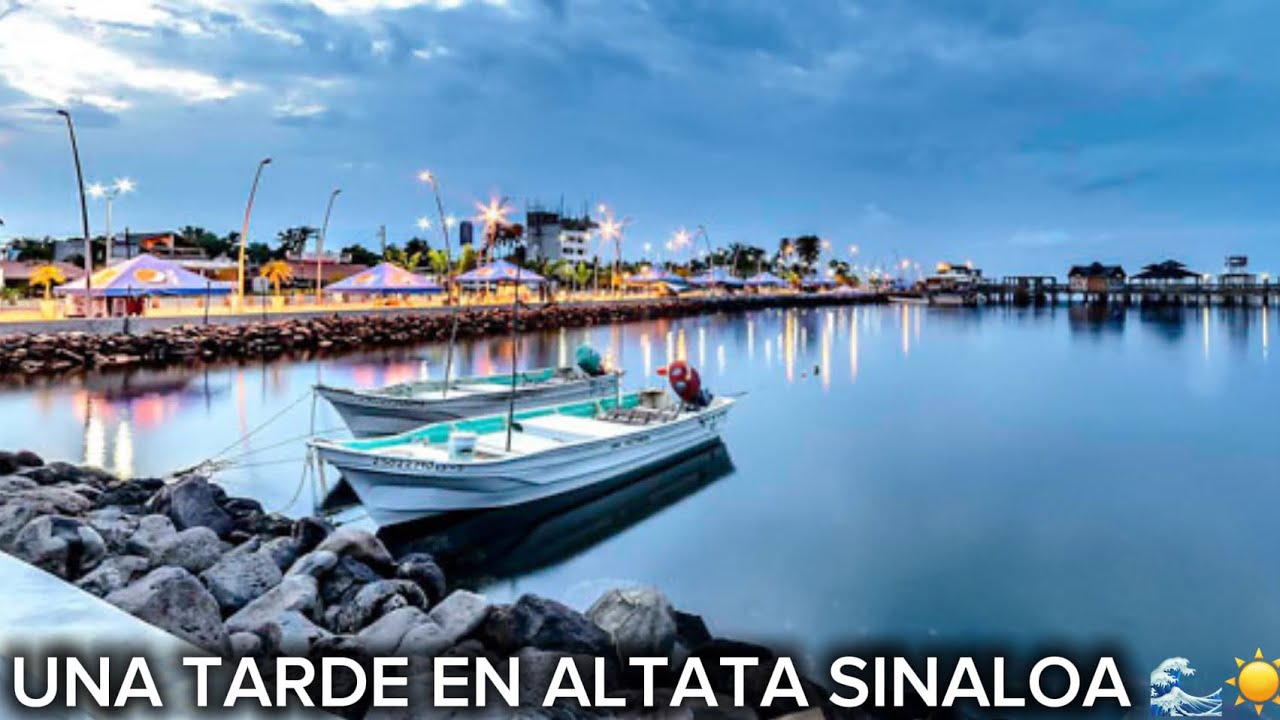 ASÍ ES UNA TARDE EN ALTATA SINALOA☀️🌊