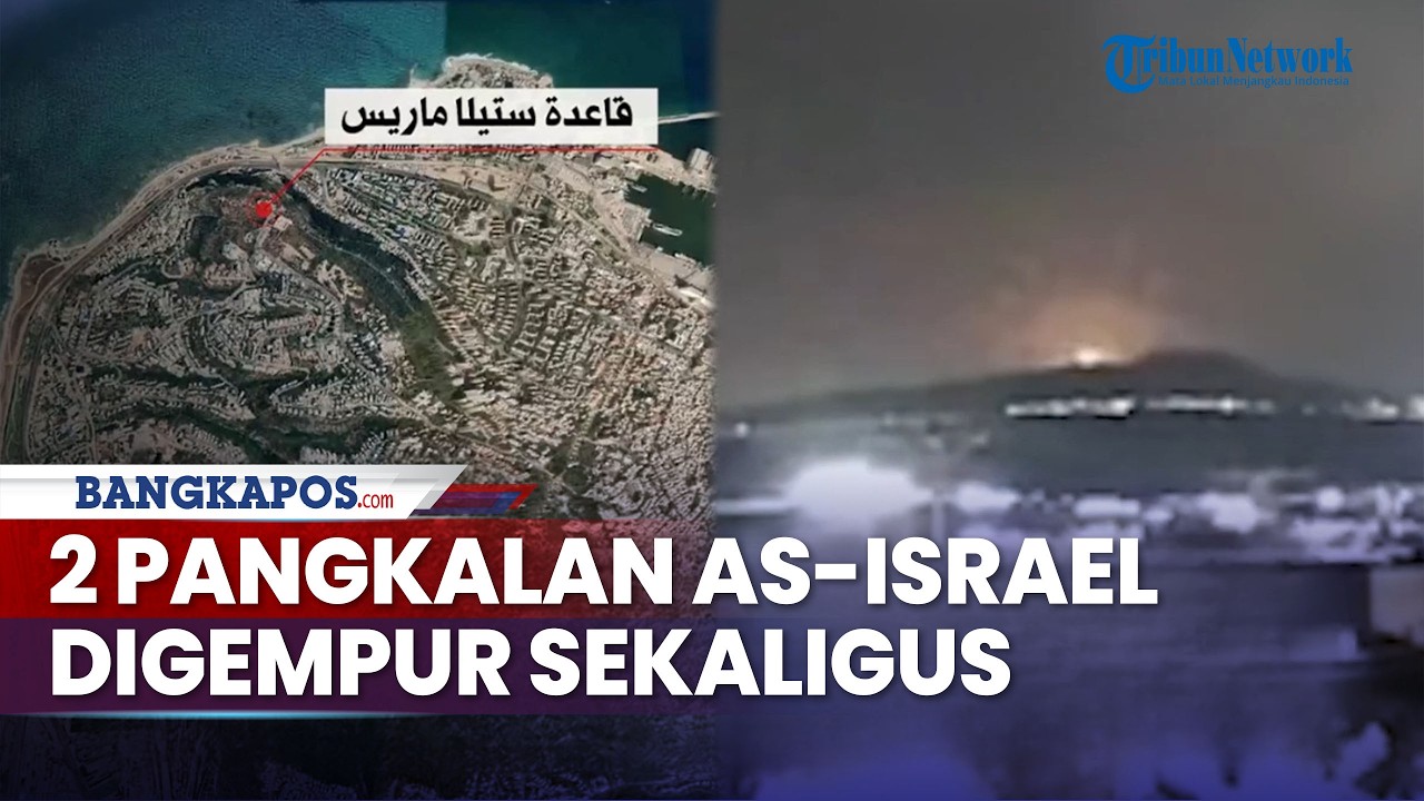 Rangkuman AS-Iran: 2 Pangkalan Terbesar AS & Israel Dibom, Iran Masif Pakai Rudal Pembasmi 1 Ton