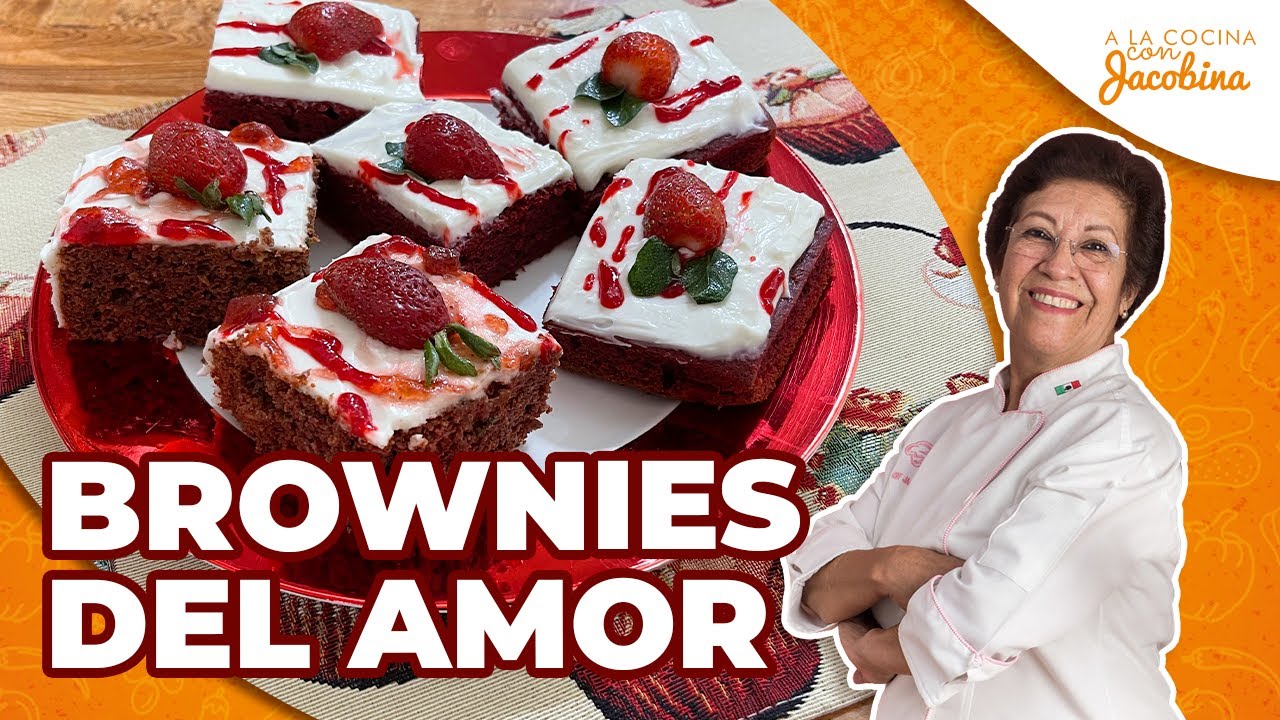 CÓMO HACER BROWNIES DE BETABEL | BROWNIES DEL AMOR PARA SAN VALENTÍN