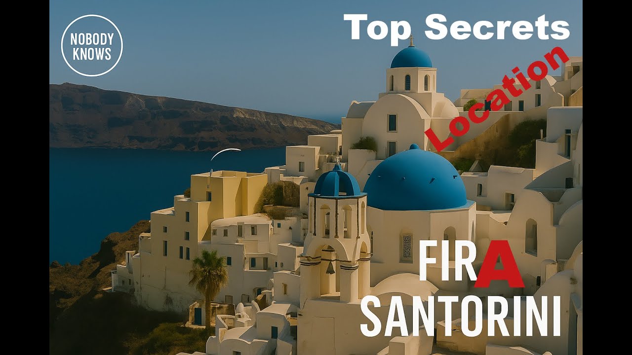 Nobody knows 10 secret Photo location  Fira Santorini