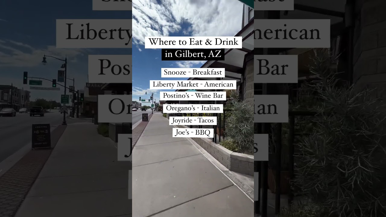 Where to Eat & Drink in Downtown Gilbert, AZ