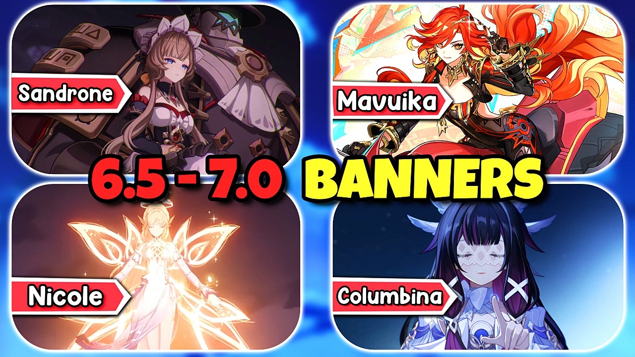 JUST IN!! UPDATED 6.5–7.0 BANNER ROADMAP! Nicole, Sandrone, Alice & MORE?! | Genshin Impact