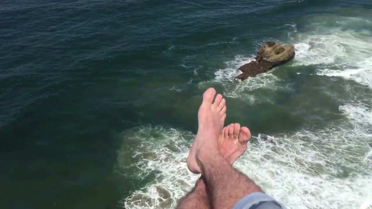 Paragliding Cape Kiwanda out over the rocks Oregon Coast
