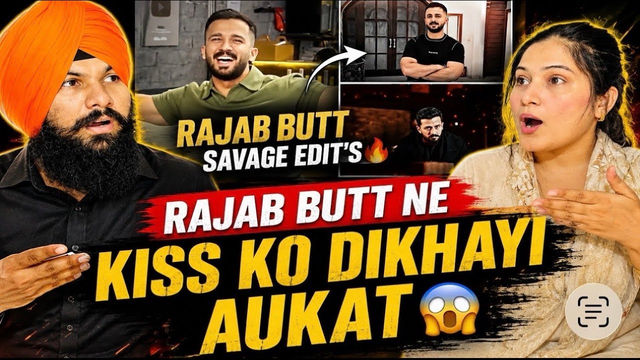 Rajab Butt Ne Kisko Dikhayi Aukat 😳 Attitude Video | Indian Reaction On Rajab Butt Savage Video